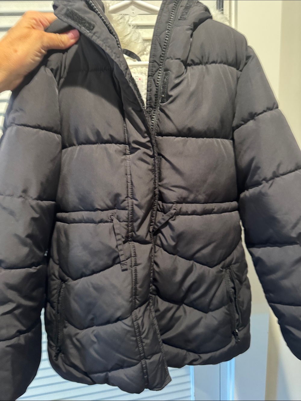 The Children's Place Dark Gray Quilted Puffer Coat